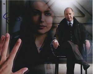JAMES SPADER & MEGAN BOONE SIGNED THE BLACKLIST PHOTO W/ HOLOGRAM COA  COLLECTIBLE MEMORABILIA