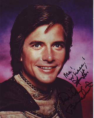 DIRK BENEDICT Signed BATTLESTAR GALACTICA LT. STARBUCK Photo w ...