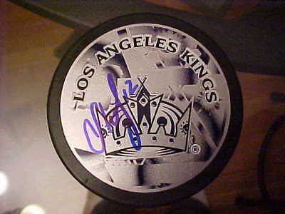 LOS ANGELES KINGS ANDREI LOKTIONOV SIGNED PUCK  COLLECTIBLE MEMORABILIA