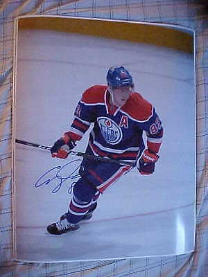 EDMONTON OILERS ALES HEMSKY SIGNED 16X20  COLLECTIBLE MEMORABILIA