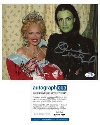 Idina Menzel Kristin Chenoweth Wicked Autographs Signed X Photo Acoa Collectible