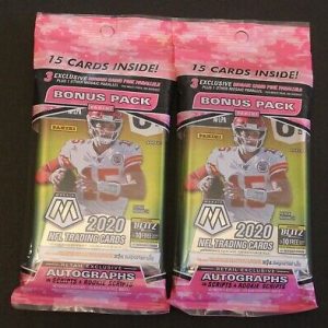 2020 Panini Mosaic Football Cards Fat Cello Pack Lot of 2 Sealed Brand New Tua Collectible Memorabilia