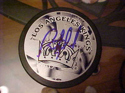 LOS ANGELES KINGS ROB SCUDERI SIGNED PUCK Collectible Memorabilia