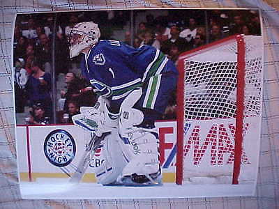 VANCOUVER CANUCKS ROBERTO LUONGO SIGNED SIDEVIEW 16X20  COLLECTIBLE MEMORABILIA