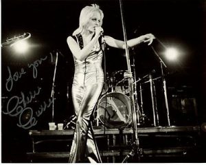 CHERIE CURRIE SIGNED AUTOGRAPHED THE RUNAWAYS CONCERT PHOTO  COLLECTIBLE MEMORABILIA