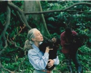 JANE GOODALL SIGNED AUTOGRAPHED PHOTO  COLLECTIBLE MEMORABILIA