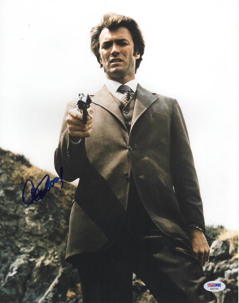 CLINT EASTWOOD SIGNED 11X14 PHOTO AUTHENTIC AUTOGRAPH PSA/DNA LOA D Collectible Memorabilia