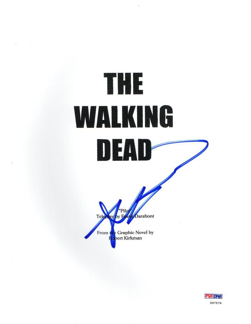 ROBERT KIRKMAN SIGNED THE WALKING DEAD PILOT EPISODE FULL SCRIPT AUTOGRAPH COA Collectible Memorabilia