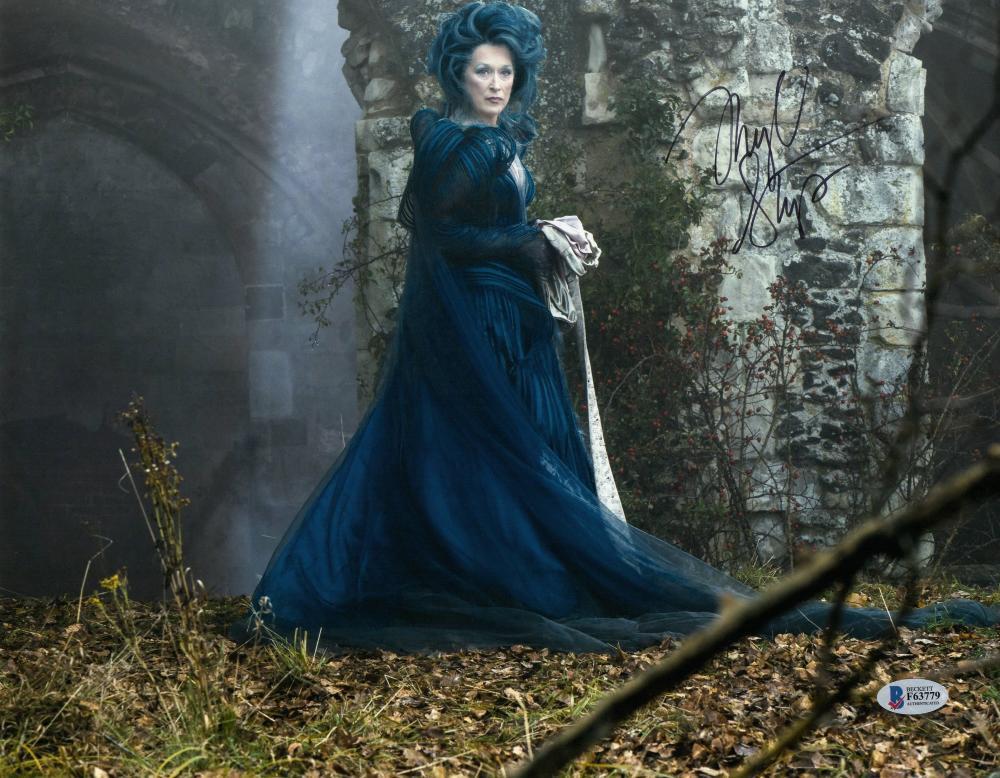 MERYL STREEP SIGNED 11X14 PHOTO AUTHENTIC AUTOGRAPH INTO THE WOODS BECKETT COA A Collectible Memorabilia