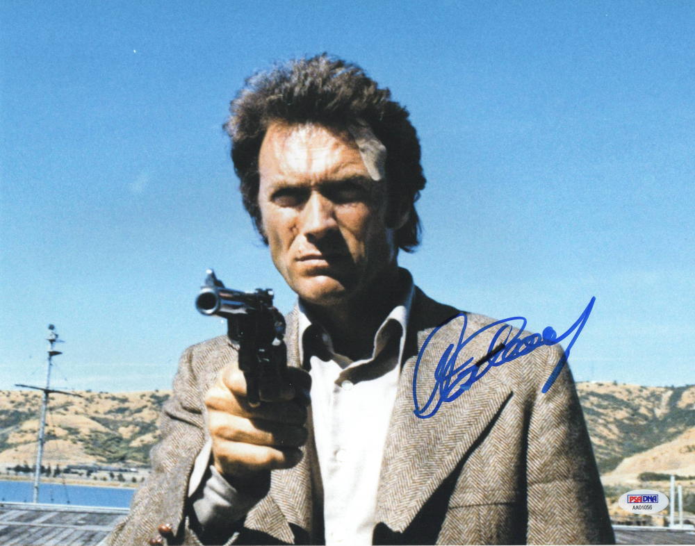 CLINT EASTWOOD SIGNED 11X14 PHOTO AUTHENTIC AUTOGRAPH PSA/DNA LOA L Collectible Memorabilia