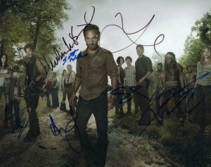 THE WALKING DEAD CAST (X7) SIGNED AUTOGRAPH 11×14 PHOTO – ANDREW LINCOLN++ RARE  COLLECTIBLE MEMORABILIA