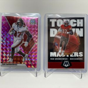 2019-20 PANINI MOSAIC ROB GRONKOWSKI LOT TOUCHDOWN MASTERS PINK CAMO BASE CARD Collectible Memorabilia