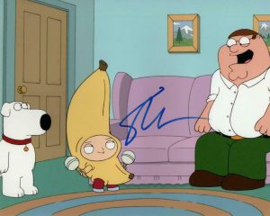 SETH MACFARLANE SIGNED AUTOGRAPH 8X10 PHOTO – FAMILY GUY, STEWIE & PETER GRIFFIN  COLLECTIBLE MEMORABILIA