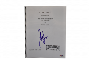 HARRISON FORD SIGNED STAR WARS THE EMPIRE STRIKES BACK AUTOGRAPH PROOF BECKETT  COLLECTIBLE MEMORABILIA