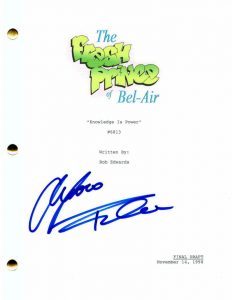ALFONSO RIBEIRO SIGNED AUTOGRAPH “THE FRESH PRINCE OF BEL AIR” EPISODE SCRIPT  COLLECTIBLE MEMORABILIA