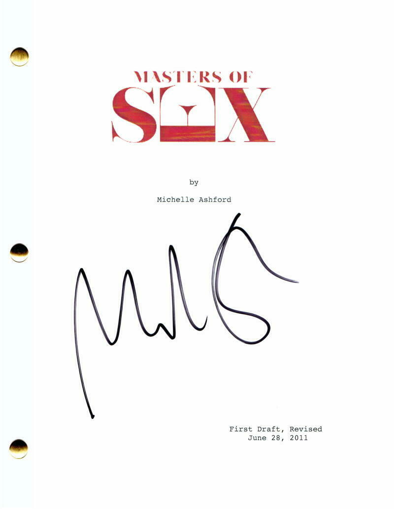 Michael Sheen Signed Autograph Masters Of Sex Full Pilot Script Underworld Collectible