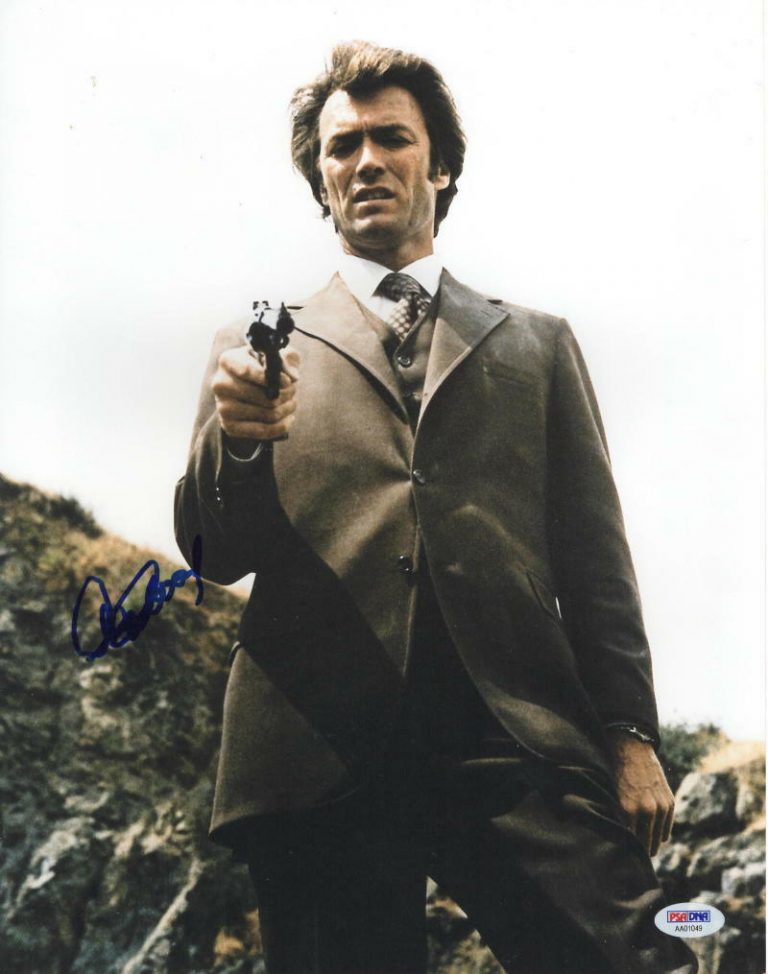 CLINT EASTWOOD SIGNED 11X14 PHOTO AUTHENTIC AUTOGRAPH PSA/DNA LOA D  COLLECTIBLE MEMORABILIA