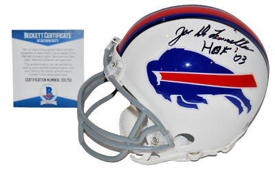JOE DELAMIELLEURE SIGNED (BUFFALO BILLS) MINI FOOTBALL HELMET BECKETT BAS  COLLECTIBLE MEMORABILIA