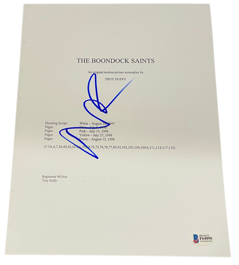 NORMAN REEDUS SIGNED BOONDOCK SAINTS FULL SCRIPT AUTOGAPH BECKETT COA