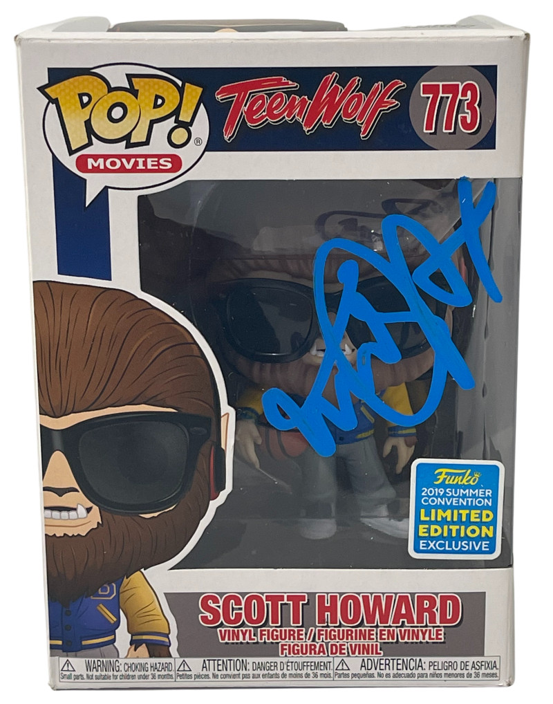 MICHAEL J FOX SIGNED BACK TO THE FUTURE TEEN WOLF FUNKO POP VINYL AUTO BECKETT