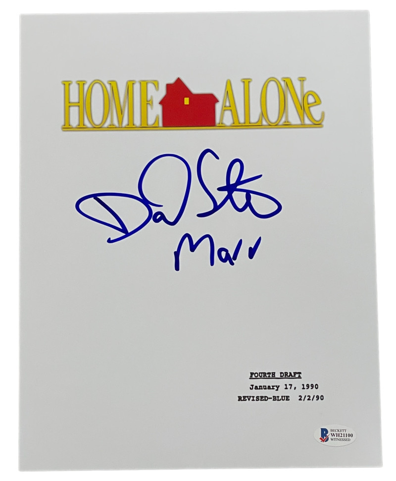 DANIEL STERN SIGNED HOME ALONE FULL SCRIPT AUTHENTIC AUTOGRAPH BECKETT COA