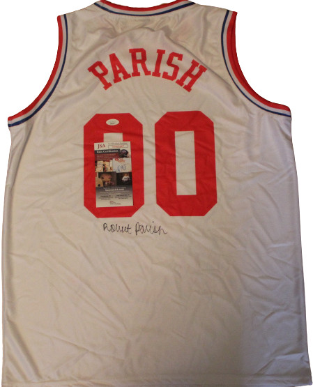 NEW LISTINGRobert Parish Signed Celtics All Star Basketball Jersey w/JSA COA NN63447