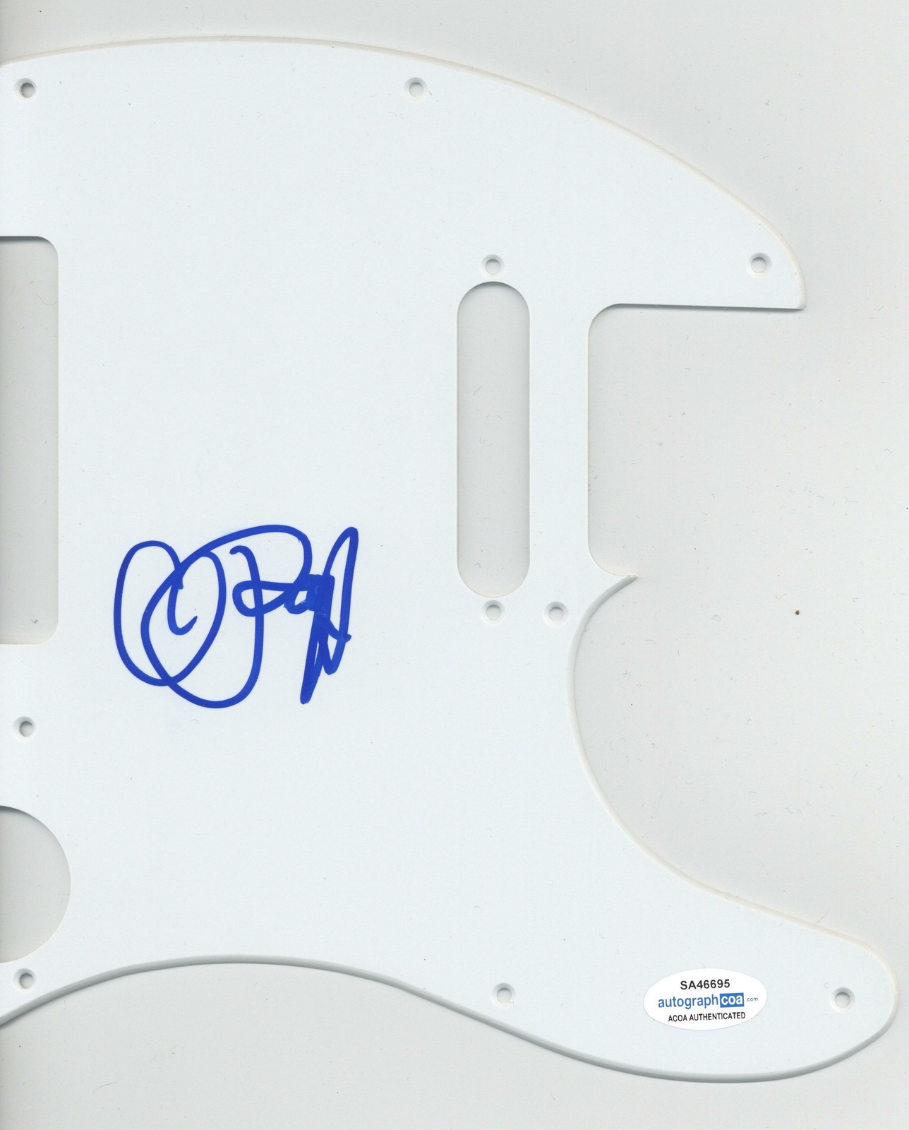Paris Hilton AUTOGRAPH Signed Telecaster Tele Pickguard ACOA