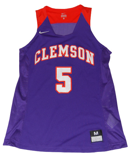 BRAND NEW CLEMSON TIGERS WOMEN’S BASKETBALL JERSEY SIZE MEDIUM WATSON NCAA COLLECTIBLE MEMORABILIA