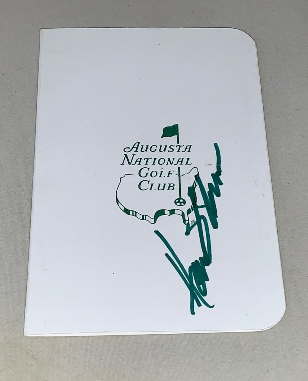 Henrik Stenson PGA signed Masters Augusta National Golf Club Scorecard