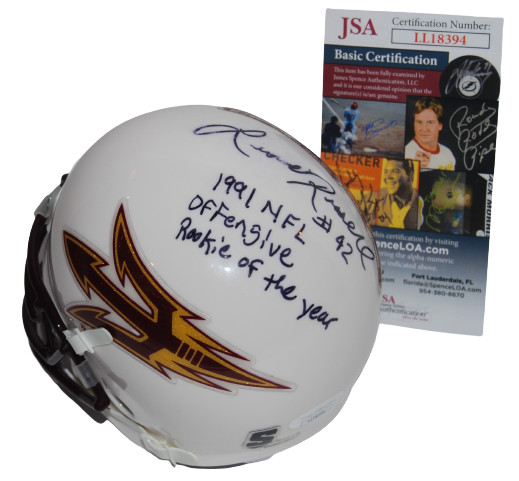 LEONARD RUSSELL signed ARIZONA STATE SUN DEVILS mini football helmet JSA LL18394