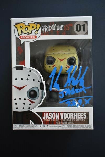 KANE HODDER signed FRIDAY THE 13TH Jason Voorhees #1 Funko Pop! Figure