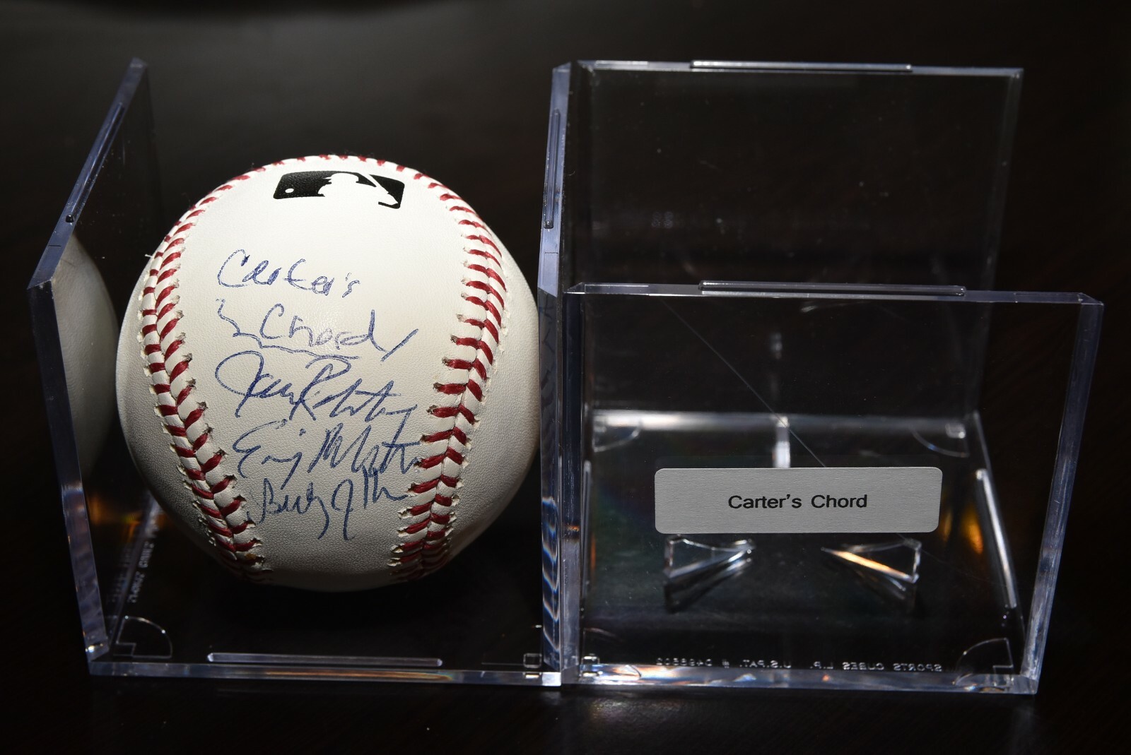 CARTER'S CHORD signed autographed RAWLINGS baseball