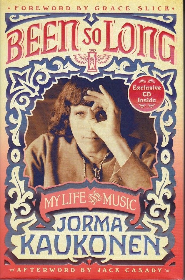 JORMA KAUKONEN signed autographed 1st Edition BOOK JEFFERSON AIRPLANE STARSHIP