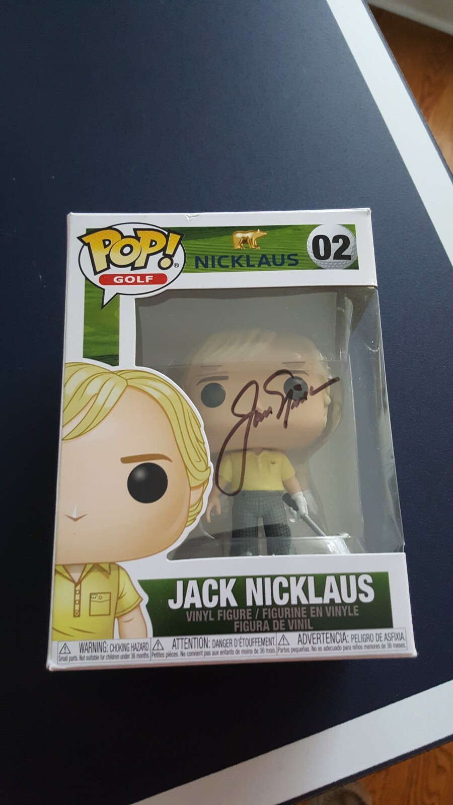JACK NICKLAUS signed autographed NICKLAUS GOLF #02 Funko Pop! Figure