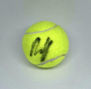 ANDY RODDICK SIGNED AUTOGRAPH TENNIS BALL – US OPEN CHAMPION, FORMER WORLD #1 COLLECTIBLE MEMORABILIA