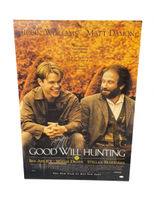 BEN AFFLECK SIGNED GOOD WILL HUNTING FULL SIZE ORIGINAL MOVIE POSTER 27X40 BAS COLLECTIBLE MEMORABILIA
