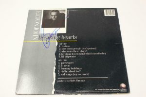BERNIE TAUPIN SIGNED AUTOGRAPH ALBUM – ELTON JOHN SONGWRITER BREAKING HEARTS JSA COLLECTIBLE MEMORABILIA