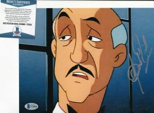 CLIVE REVILL SIGNED BATMAN THE ANIMATED SERIES ALFRED 8X10 PHOTO BECKETT Y75094 COLLECTIBLE MEMORABILIA