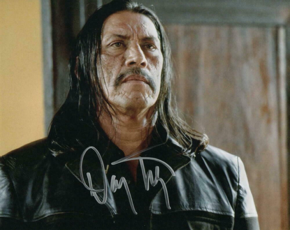 DANNY TREJO SIGNED AUTOGRAPH 8x10 PHOTO - MACHETE STAR, CON AIR, HEAT ...