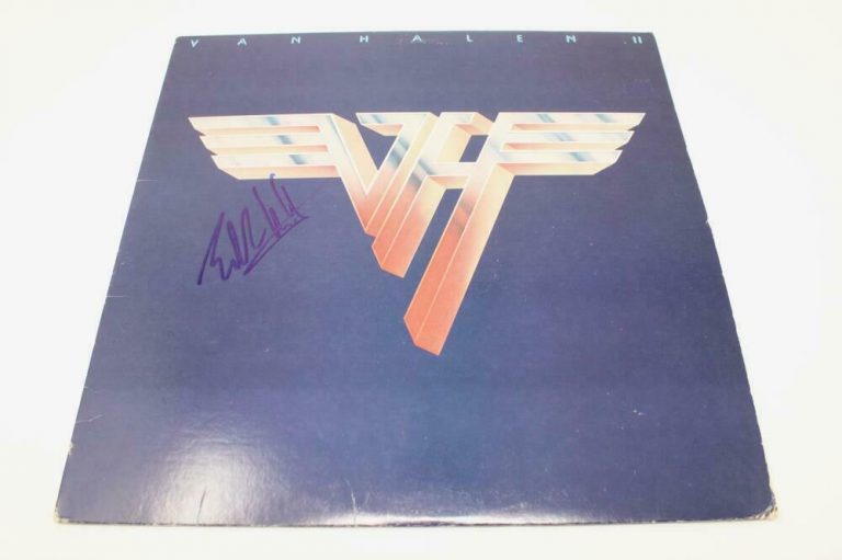 EDDIE VAN HALEN SIGNED AUTOGRAPH ALBUM VINYL RECORD - II, RARE, ROCK ...