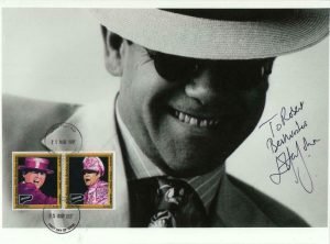 ELTON JOHN SIGNED AUTOGRAPH FDC FIRST DAY OF ISSUE STAMP 8X10 PHOTO – VERY RARE COLLECTIBLE MEMORABILIA