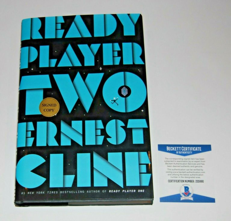ERNEST CLINE SIGNED (READY PLAYER TWO) 1ST ED HARDCOVER BOOK BECKETT BAS COLLECTIBLE MEMORABILIA