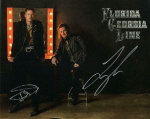 FLORIDA GEORGIA LINE SIGNED AUTOGRAPH 8X10 PHOTO – DIG YOUR ROOTS, LIFE ROLLS ON COLLECTIBLE MEMORABILIA