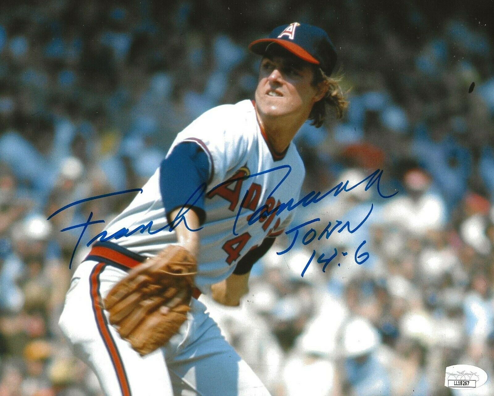 Frank Tanana signed California Angels 8x10 photo autographed 2 JSA |  Autographia