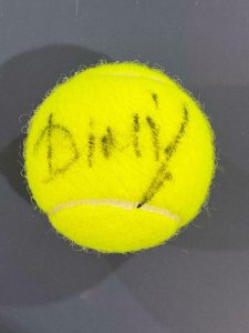 GRIGOR DIMITROV SIGNED AUTOGRAPHED TENNIS BALL RARE CHAMPION LEGEND WITH COA COLLECTIBLE MEMORABILIA