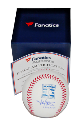 HAROLD BAINES SIGNED (CHICAGO WHITE SOX) HOF MLB LOGO BASEBALL FANATICS MLB COLLECTIBLE MEMORABILIA