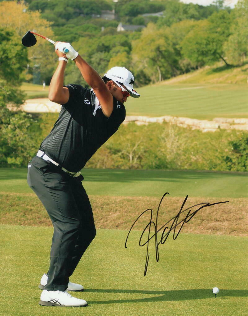 Hideki Matsuyama Signed Autograph 11x14 Photo - 2021 Japanese Masters 