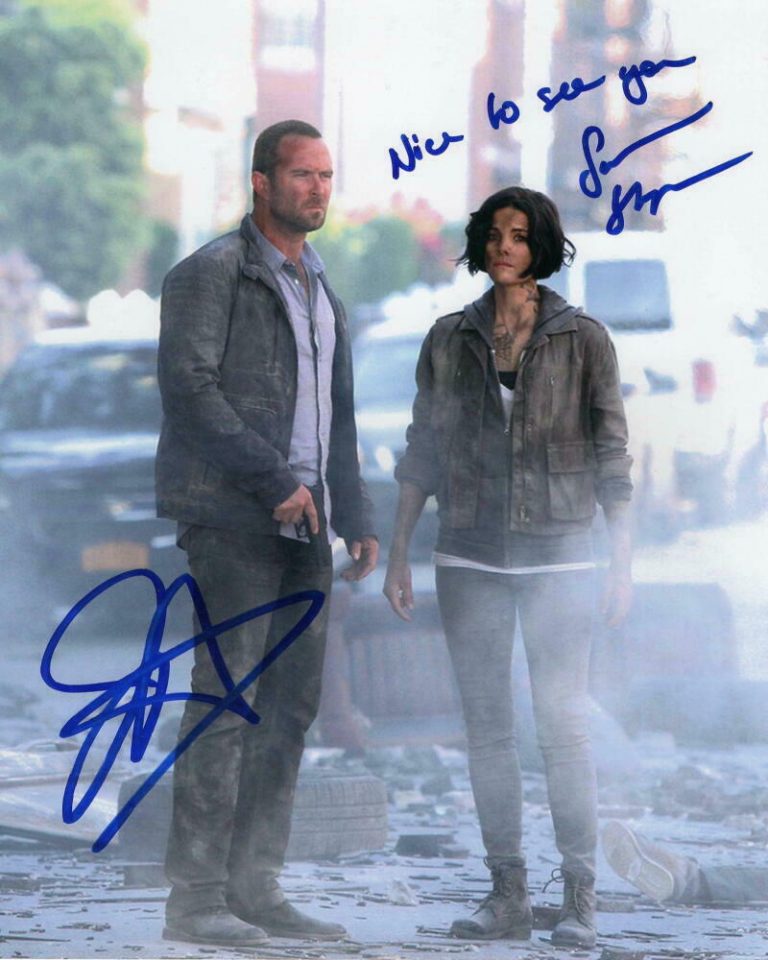 Jaimie Alexander And Sullivan Stapleton Signed Autograph 8x10 Photo Blindspot Autographia 