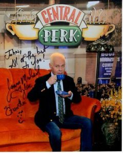 JAMES MICHAEL TYLER SIGNED FRIENDS CENTRAL PERK GUNTHER PHOTOGRAPH – TO JOHN COLLECTIBLE MEMORABILIA