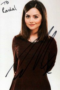 JENNA-LOUISE COLEMAN SIGNED DOCTOR WHO CLARA OSWALD PHOTOGRAPH – TO RACHEL COLLECTIBLE MEMORABILIA